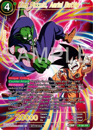 King Piccolo, Aerial Battle (Championship 2024 Finals Pack) (Gold Stamped) (P-561) - Tournament Promotion Cards Foil