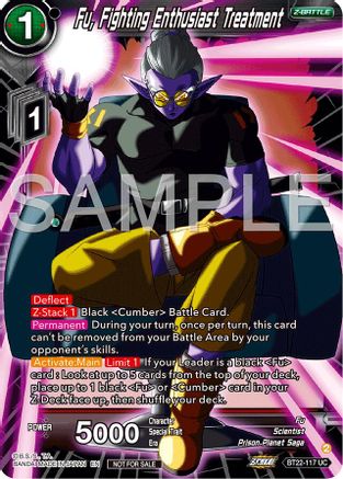 Fu, Fighting Enthusiast Treatment (Championship 2024 Finals Zenkai Pack) (BT22-117) - Tournament Promotion Cards Foil