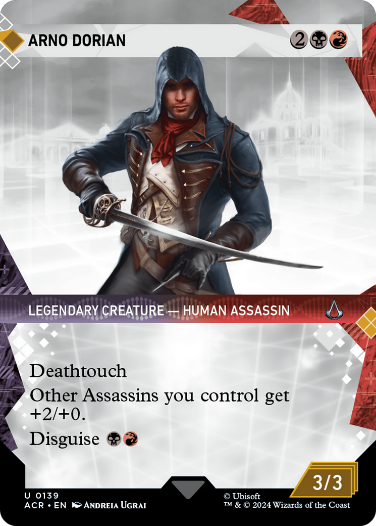 Arno Dorian (Showcase) (ACR-139) - Assassin's Creed: (Showcase) (Borderless) Foil