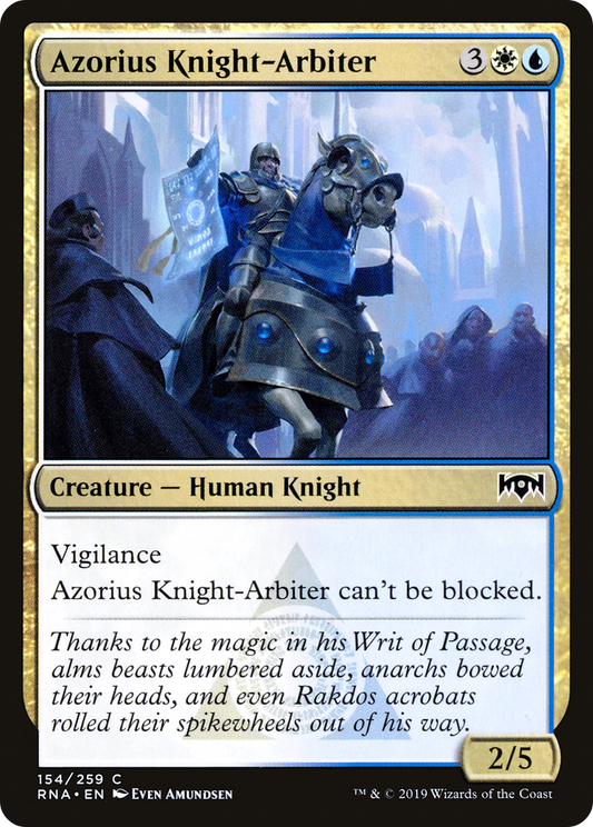 Azorius Knight-Arbiter (RNA-154) - Ravnica Allegiance Foil