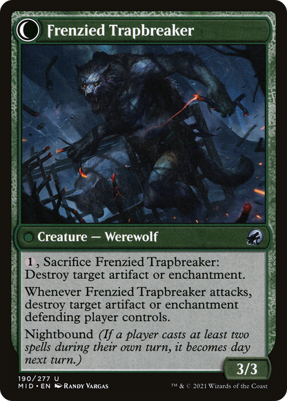 Outland Liberator (MID-190) - Innistrad: Midnight Hunt: (Double Faced Transform) Foil