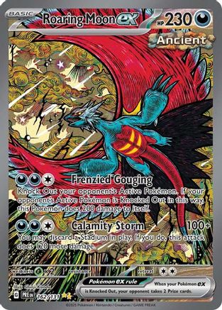 Roaring Moon ex 162/131  - Holofoil SV Prismatic Evolutions - Special Illustration Rare