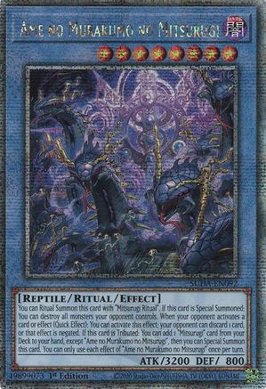 Ame no Murakumo no Mitsurugi (Quarter Century Secret Rare) (SUDA-EN092) - Supreme Darkness 1st Edition