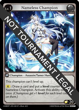 Nameless Champion (Assassin/Tamer) (001) - Mortal Ambition Draft Pack