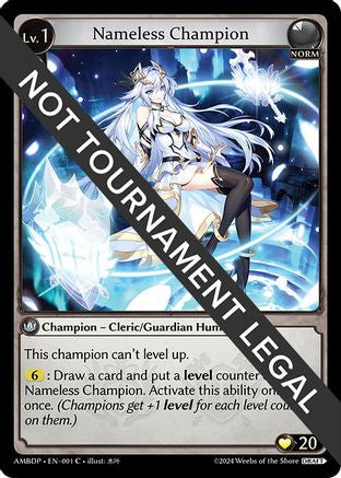 Nameless Champion (Cleric/Guardian) (001) - Mortal Ambition Draft Pack