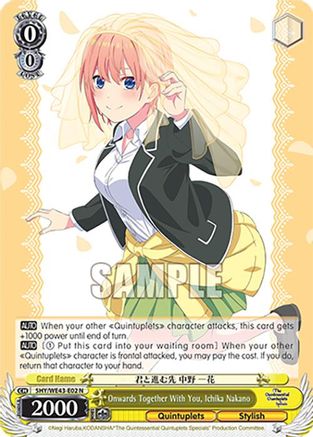 Onwards Together With You, Ichika Nakano (5HY/WE43-E02 N) - The Quintessential Quintuplets Specials Premium Booster