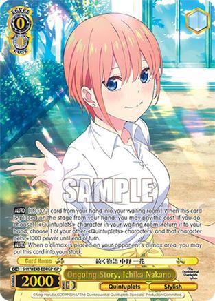 Ongoing Story, Ichika Nakano (IGP) (5HY/WE43-E04IGP IGP) - The Quintessential Quintuplets Specials Premium Booster