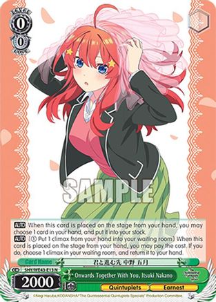 Onwards Together With You, Itsuki Nakano (5HY/WE43-E13 N) - The Quintessential Quintuplets Specials Premium Booster
