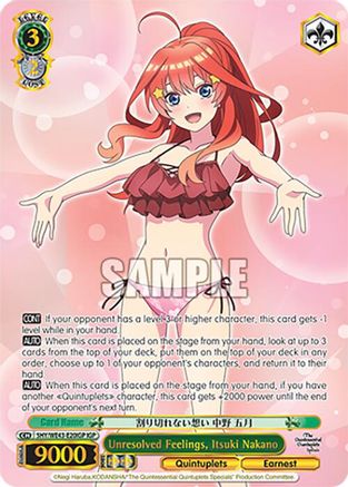 Unresolved Feelings, Itsuki Nakano (IGP) (5HY/WE43-E20IGP IGP) - The Quintessential Quintuplets Specials Premium Booster