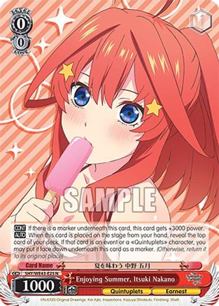 Enjoying Summer, Itsuki Nakano (5HY/WE43-E25 N) - The Quintessential Quintuplets Specials Premium Booster