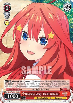 Ongoing Story, Itsuki Nakano (5HY/WE43-E30 N) - The Quintessential Quintuplets Specials Premium Booster
