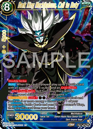 Dark King Mechikabura, Call to Duty (BT27-105) - History of Z Foil