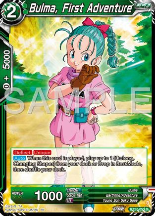 Bulma, First Adventure (BT27-053) - History of Z