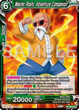 Master Roshi, Adventure Companion (BT27-052) - History of Z Foil