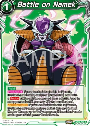 Battle on Namek (BT27-062) - History of Z Foil