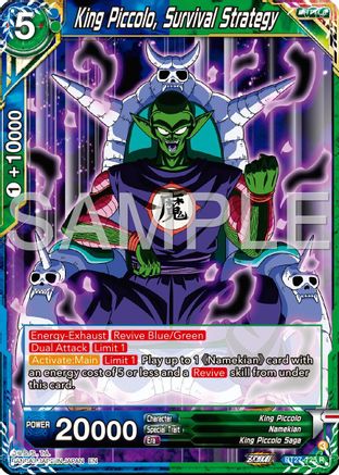 King Piccolo, Survival Strategy (BT27-125) - History of Z
