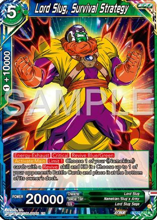 Lord Slug, Survival Strategy (BT27-127) - History of Z