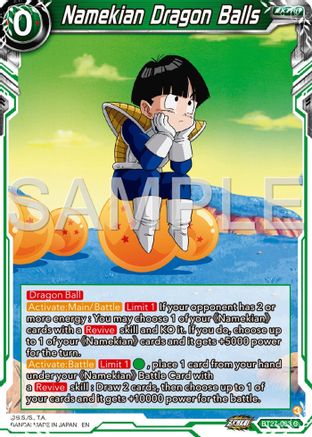 Namekian Dragon Balls (BT27-063) - History of Z Foil