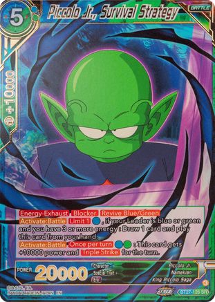 Piccolo Jr., Survival Strategy (BT27-126) - History of Z Foil