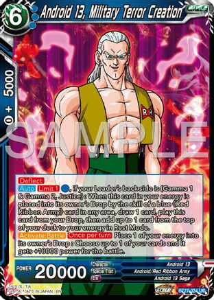 Android 13, Military Terror Creation (BT27-034) - History of Z Foil