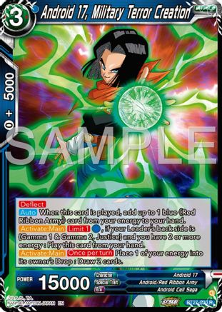 Android 17, Military Terror Creation (BT27-030) - History of Z