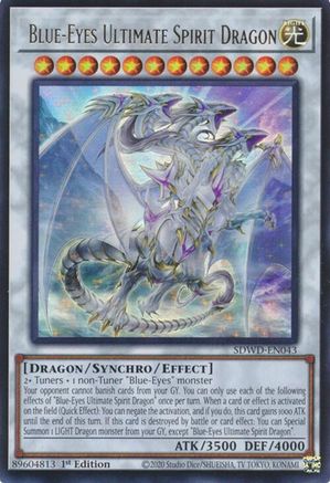 Blue-Eyes Ultimate Spirit Dragon (SDWD-EN043) - Structure Deck: Blue-Eyes White Destiny Unlimited