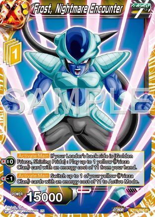 Frost, Nightmare Encounter (BT27-068) - History of Z