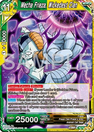 Mecha Frieza, Wickedest Clan (BT27-137) - History of Z Foil