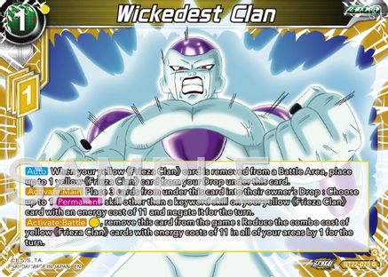 Wickedest Clan (BT27-070) - History of Z Foil