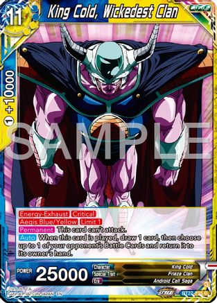 King Cold, Wickedest Clan (BT27-135) - History of Z