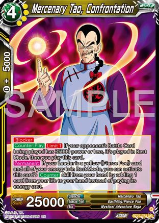 Mercenary Tao, Confrontation (BT27-073) - History of Z Foil