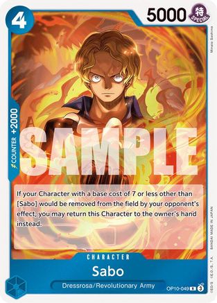 Sabo (OP10-049) - Royal Blood Foil