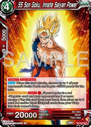 SS Son Goku, Innate Saiyan Power (BT27-013) - History of Z Foil