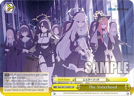 The Sisterhood (BAV/W112-E037 CR) - Blue Archive