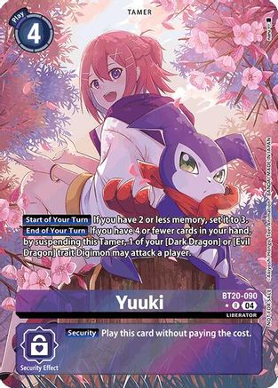Yuuki (Special Booster Ver.2.5 Celebration Event -Winner-) (BT20-090) - Release Special Booster 2.5 Celebration Event Cards Foil
