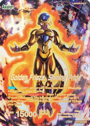 Frieza // Golden Frieza, Shining Pride (SLR) (BT27-065) - History of Z Foil