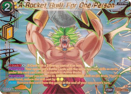 A Rocket Built For One Person (Gold-Stamped) (BT27-069) - History of Z Foil