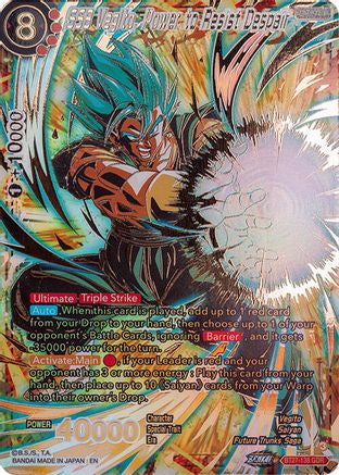 SSB Vegito, Power to Resist Despair (GDR) (BT27-138) - History of Z Foil