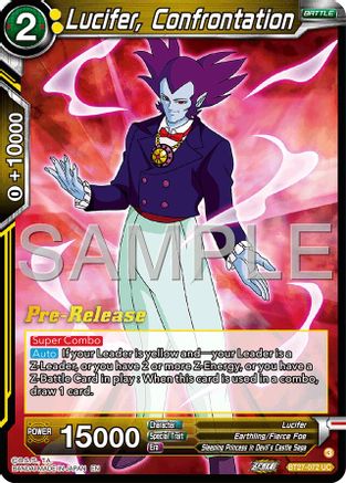 Lucifer, Confrentation (BT27-072) - History of Z PreRelease Cards