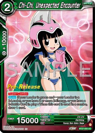 Chi-Chi, Unexpected Encounter (BT27-055) - History of Z Release Event Cards