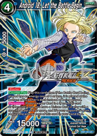 Android 18, Let the Battle Begin (Event Pack 16) (EB1-20) - Promotion Cards Foil