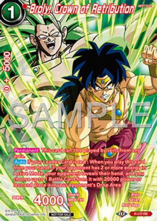 Broly, Crown of Retribution (Premium Alt-Art Set 2025 Vol.1) (P-177) - Promotion Cards Foil