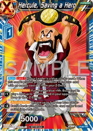 Hercule, Saving a Hero (Zenkai Series Tournament Pack Vol.11) (P-667) - Tournament Promotion Cards