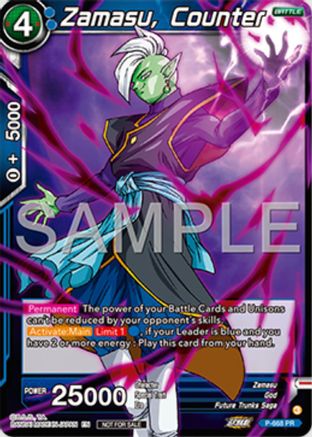 Zamasu, Counter (Zenkai Series Tournament Pack Vol.11) (P-668) - Tournament Promotion Cards