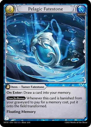 Pelagic Fatestone // Slick Torrentrider (135) - Abyssal Heaven