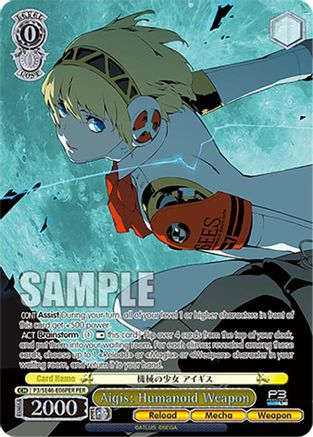Aigis: Humanoid Weapon (OFR) (P3/SE46-E06PERPER) - Persona 3 Reload Premium Booster