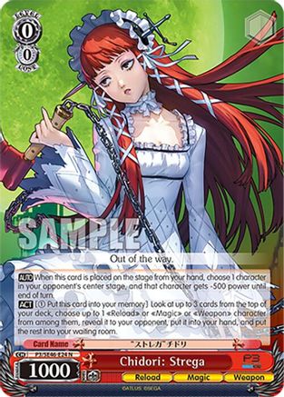 Chidori: Strega (P3/SE46-E24N) - Persona 3 Reload Premium Booster