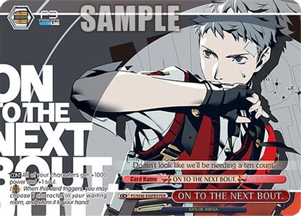 ON TO THE NEXT BOUT. (PER) (P3/SE46-E44PERPER) - Persona 3 Reload Premium Booster