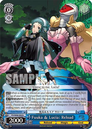 Fuuka & Lucia: Reload (P3/SE46-E48N) - Persona 3 Reload Premium Booster
