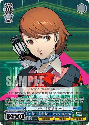 Yukari Takeba: Lovers Arcana (PER) (P3/SE46-E49PERPER) - Persona 3 Reload Premium Booster